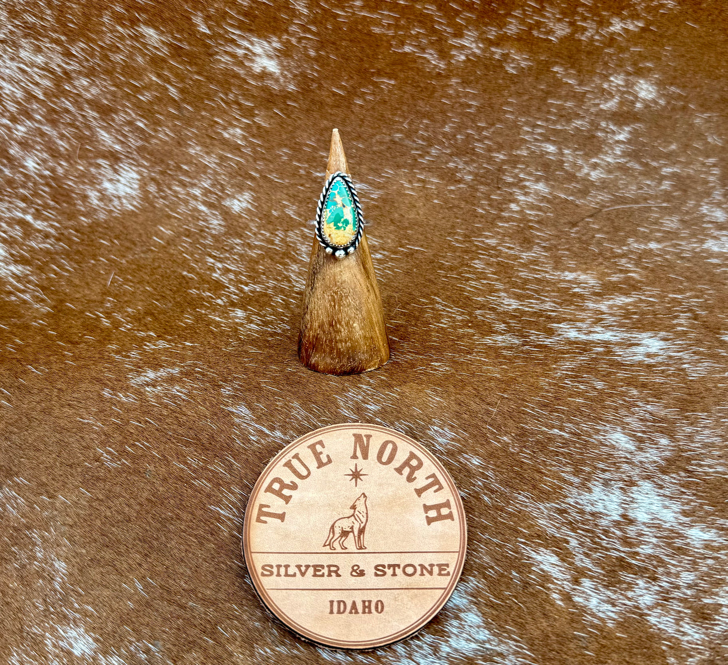 Royston Turquoise Teardrop Ring
