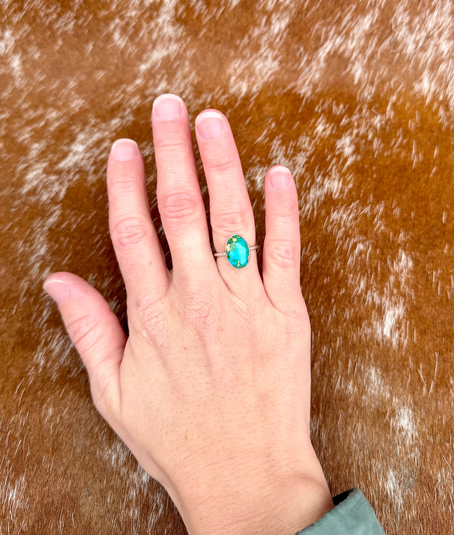 Sonoran Gold Turquoise ring
