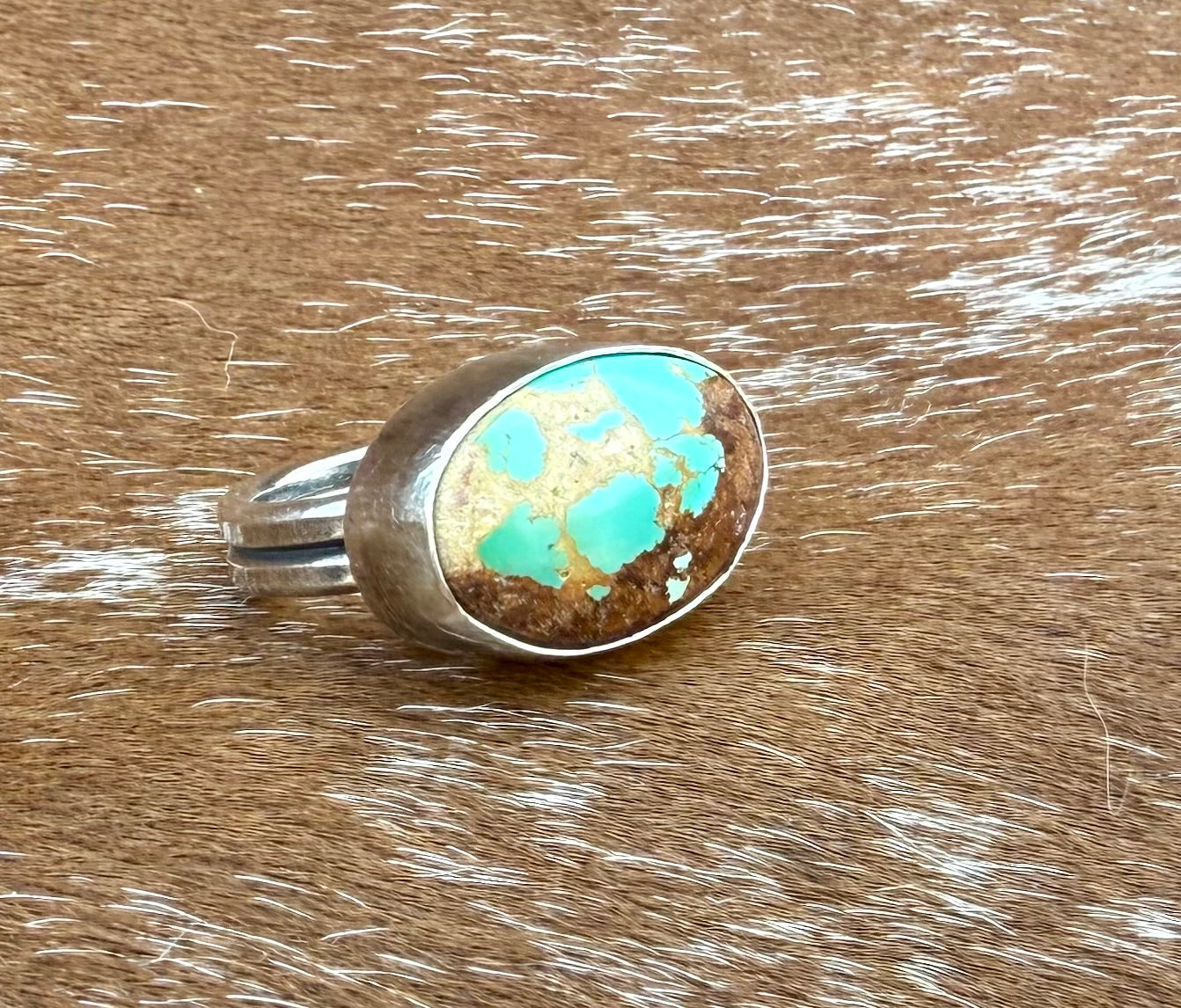 Royston Turquoise oval ring