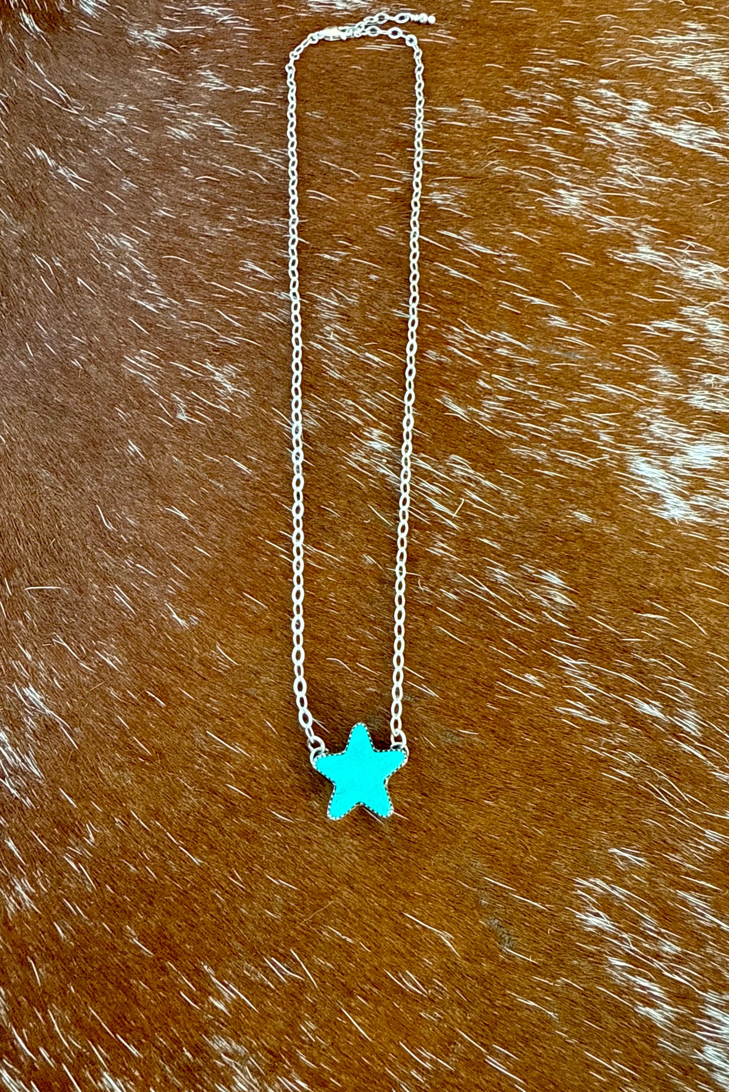 Chilean Turquoise Star Necklace