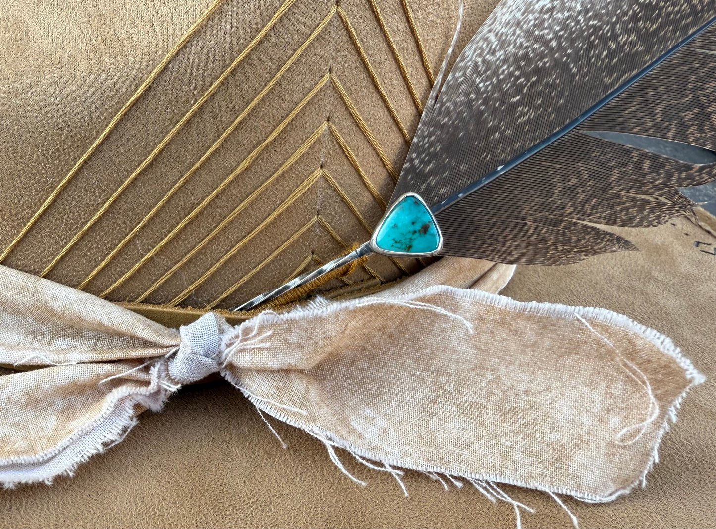 Sierra Nevada Turquoise Arrow Hat Pin