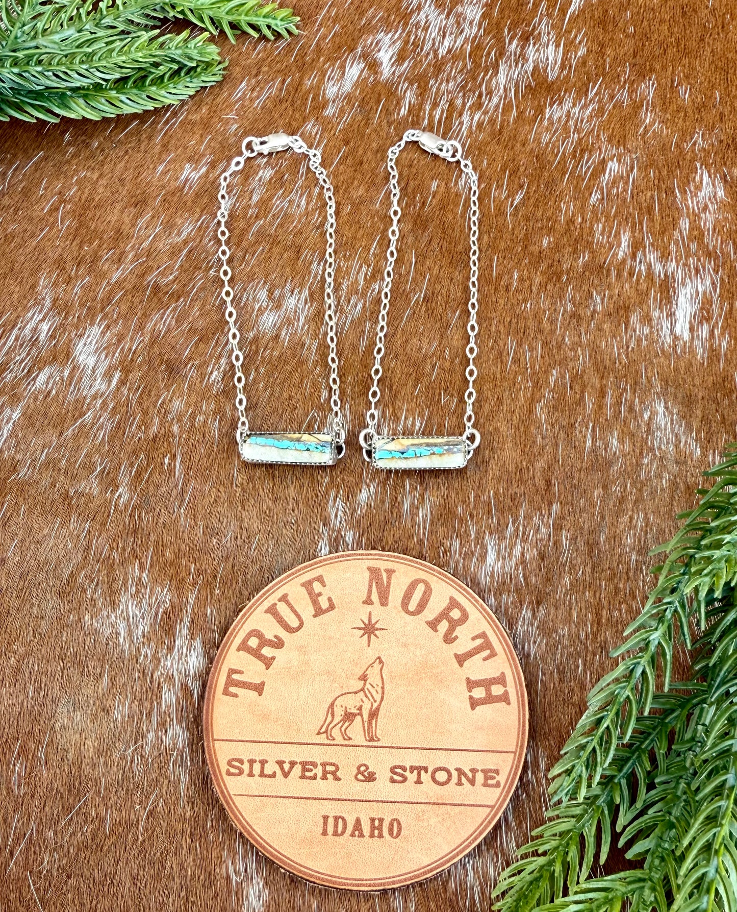 Royston Ribbon Turquoise Chain Bracelet