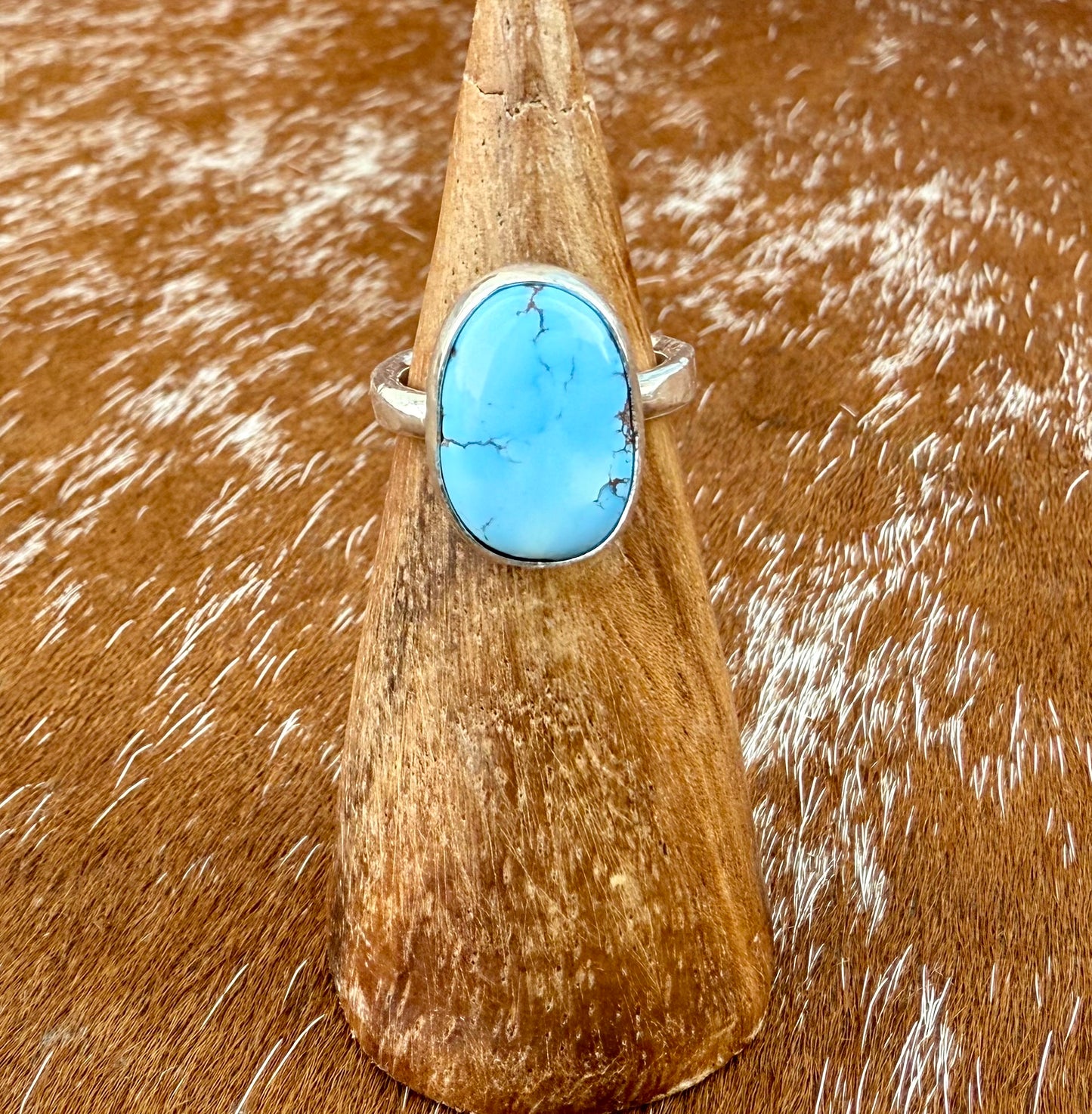 Golden Hills turquoise oval ring