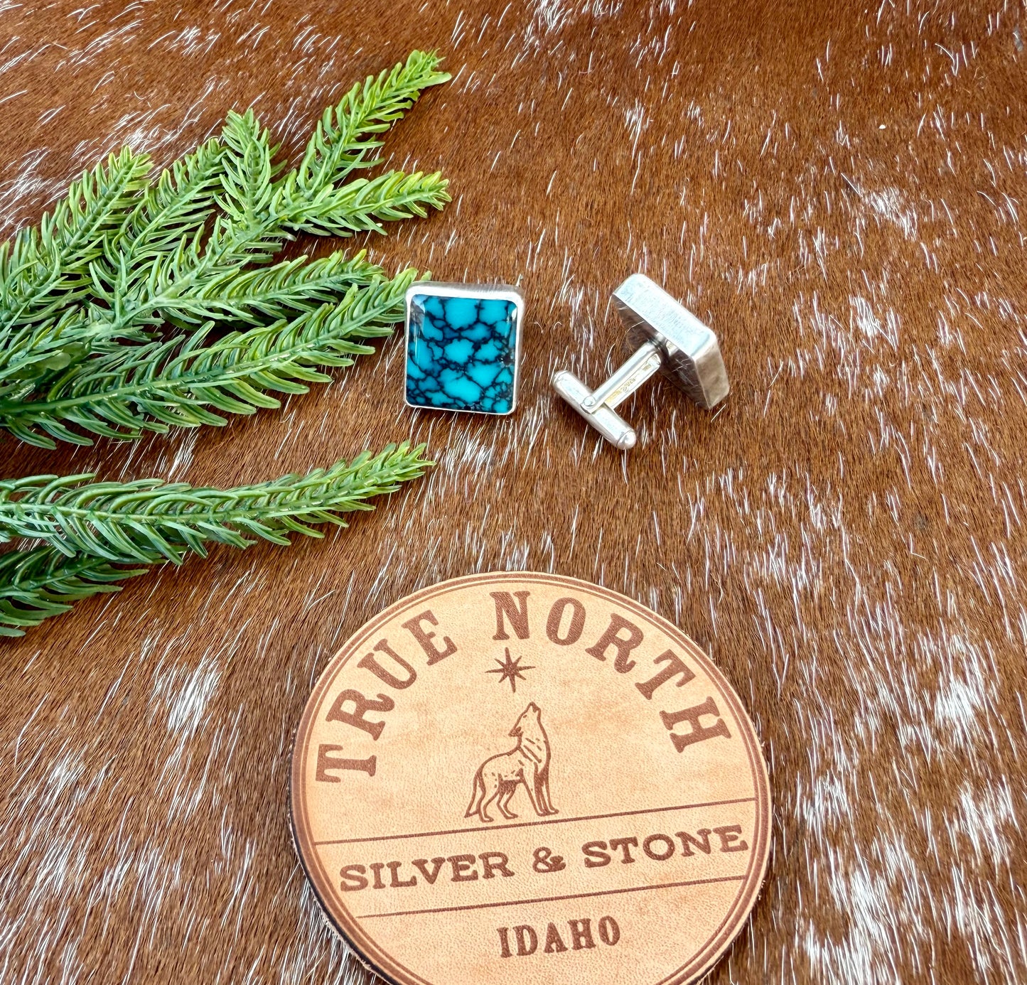 Moon River Turquoise Cufflinks