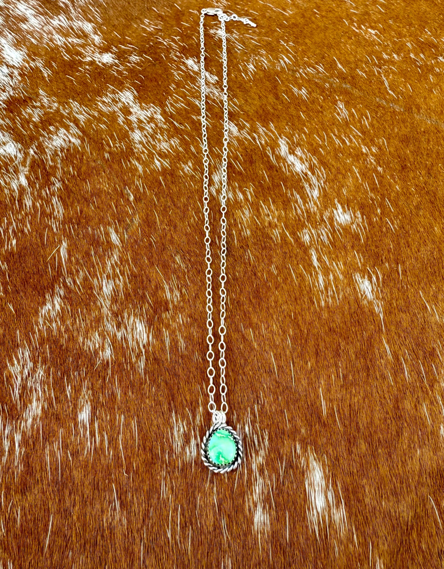 Sonoran Gold Turquoise mini necklace