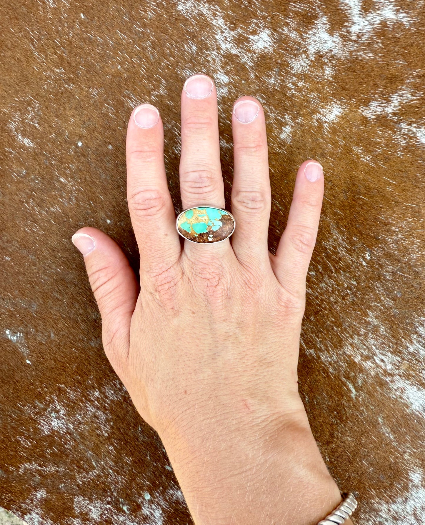 Royston Turquoise oval ring
