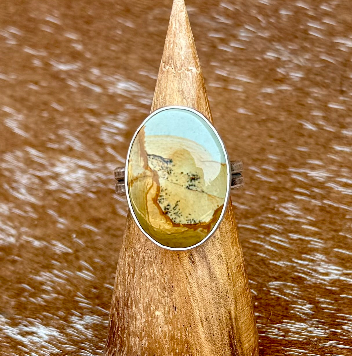 Owyhee Picture Jasper ring