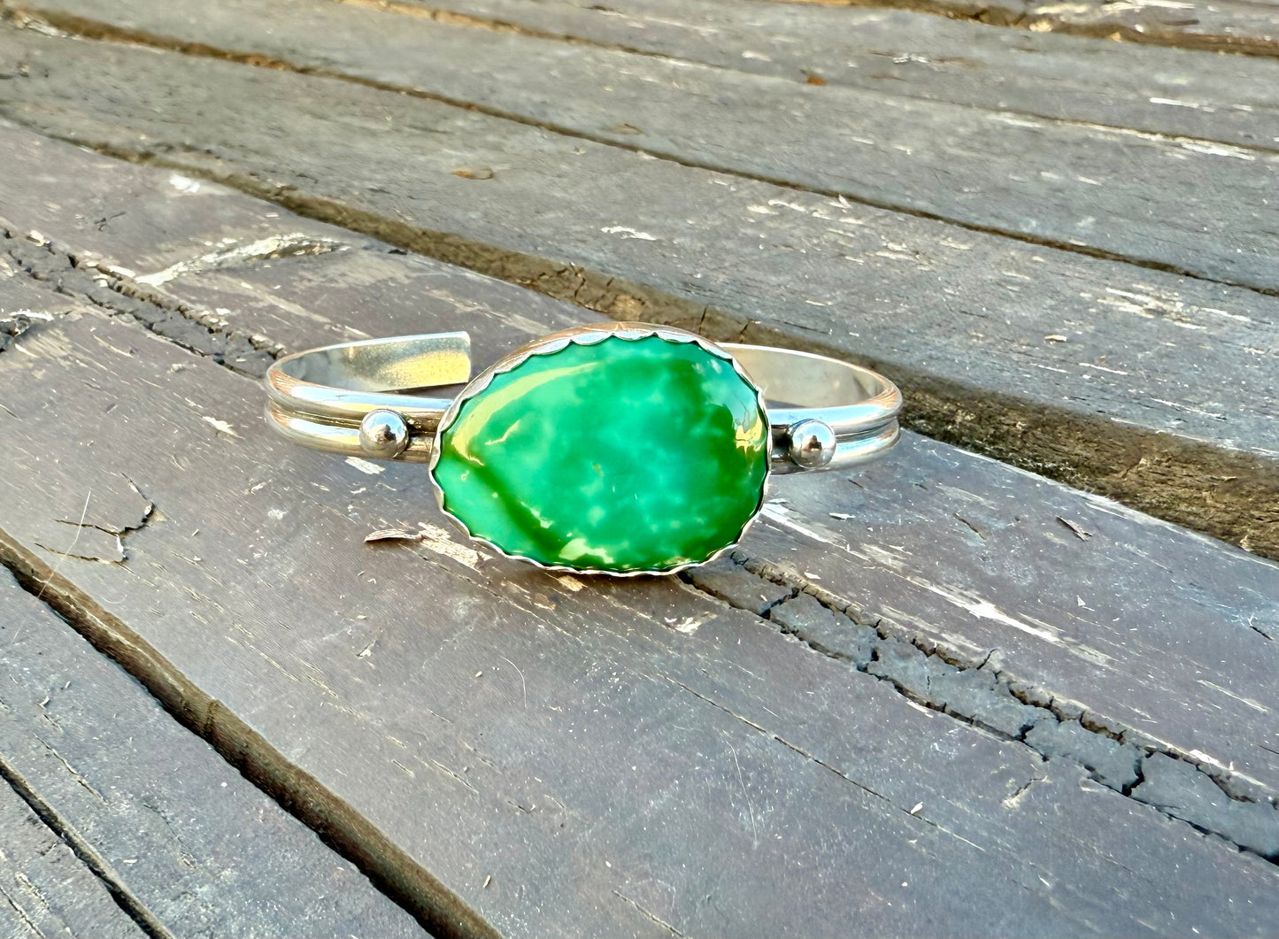 Kingman Turquoise Cuff Bracelet