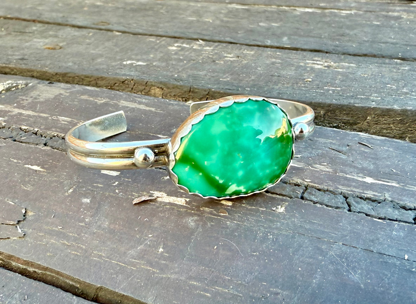 Kingman Turquoise Cuff Bracelet
