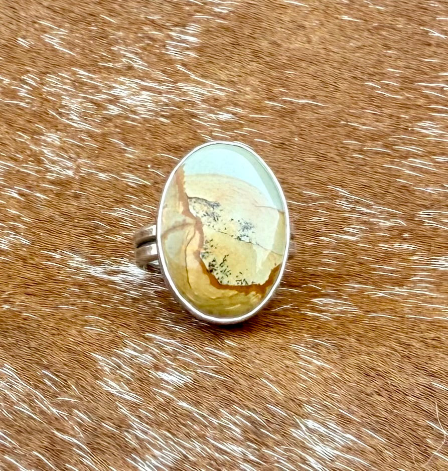 Owyhee Picture Jasper ring