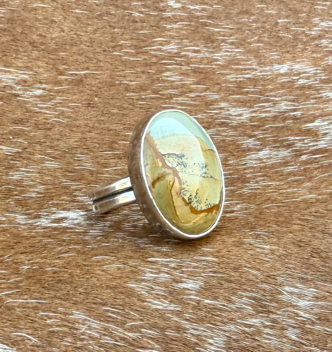 Owyhee Picture Jasper ring