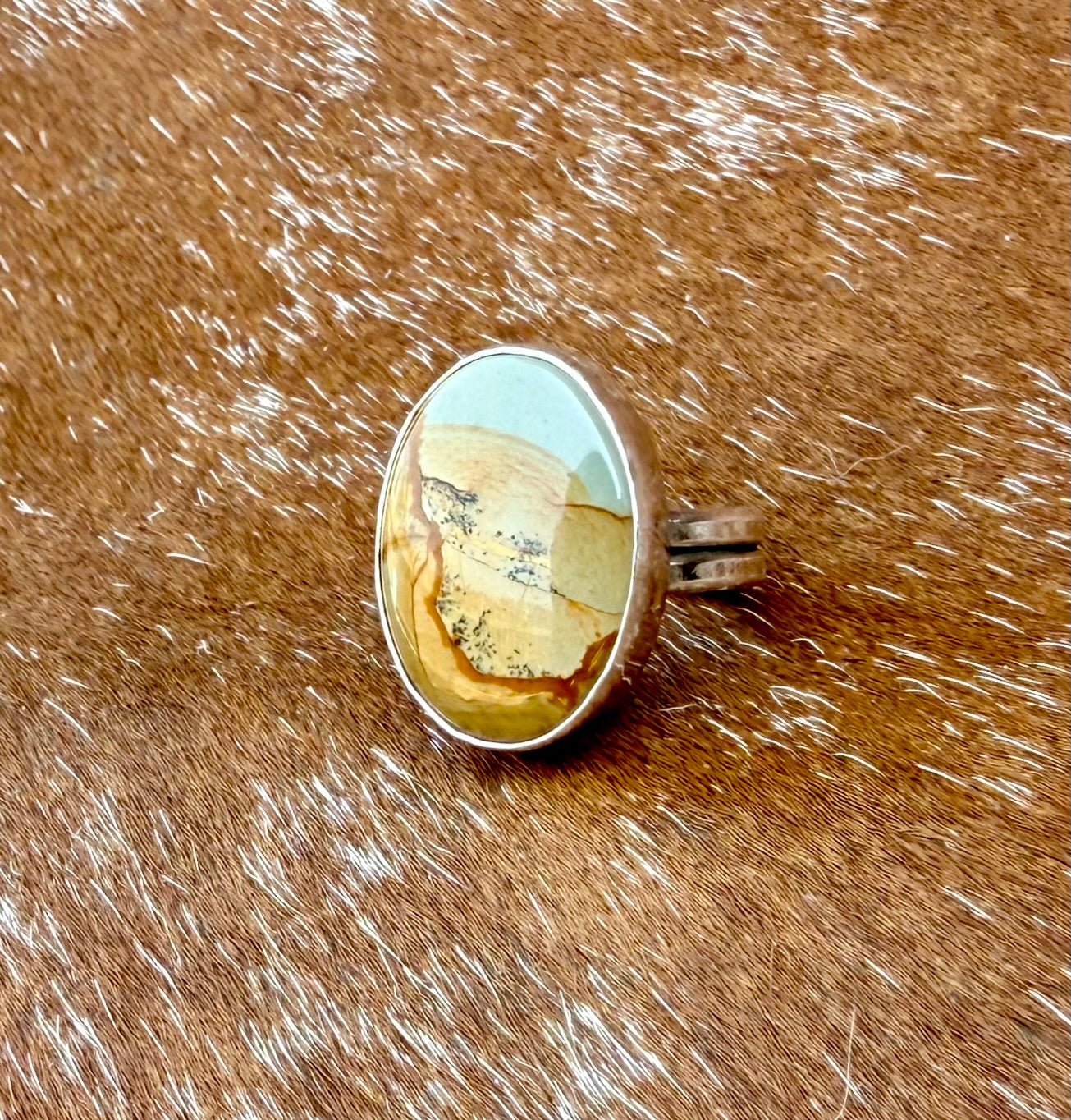 Owyhee Picture Jasper ring