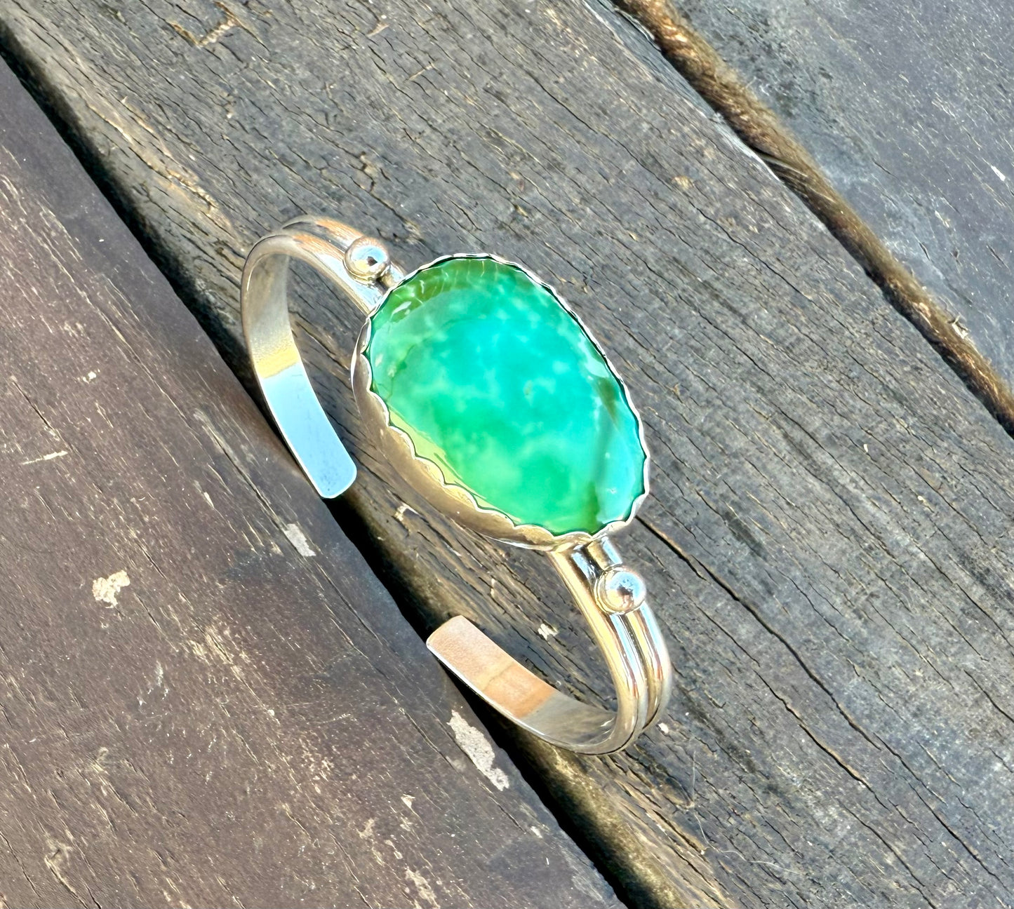 Kingman Turquoise Cuff Bracelet