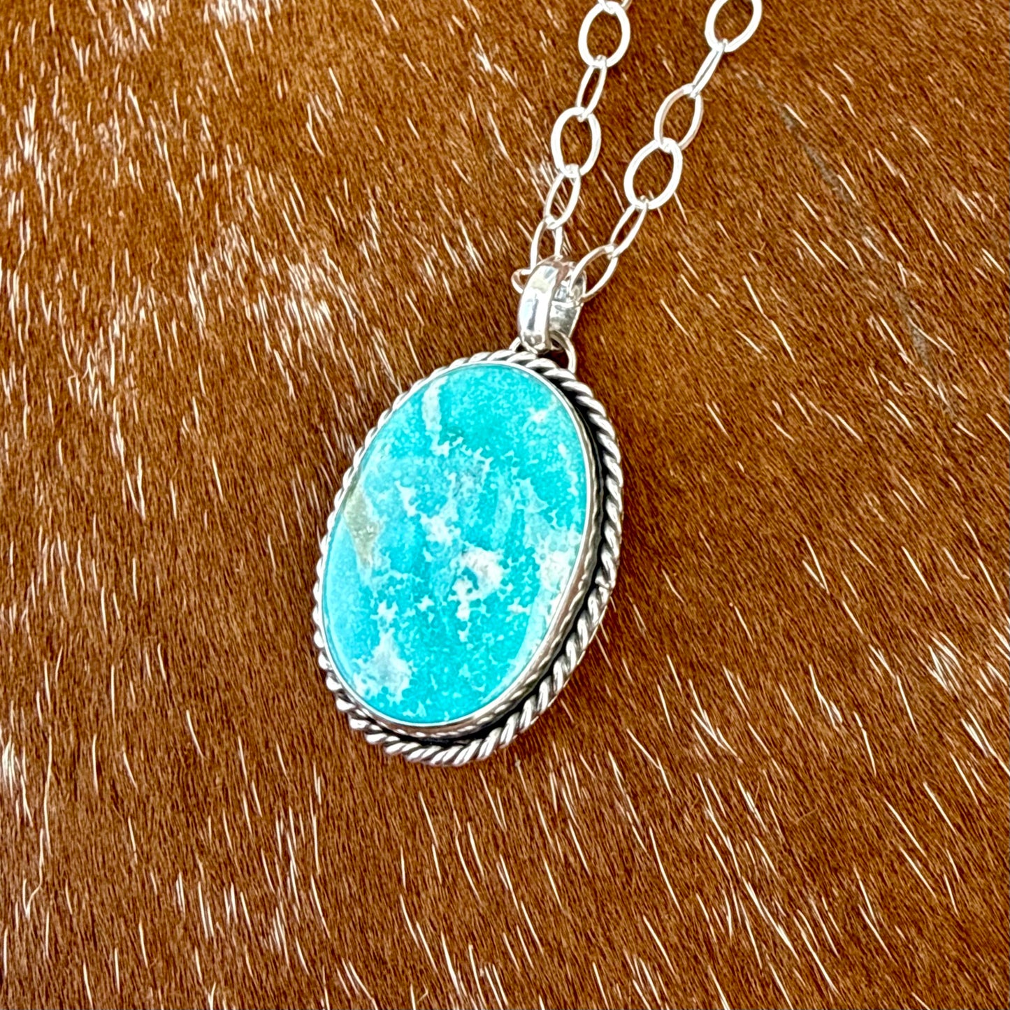 White Water turquoise necklace