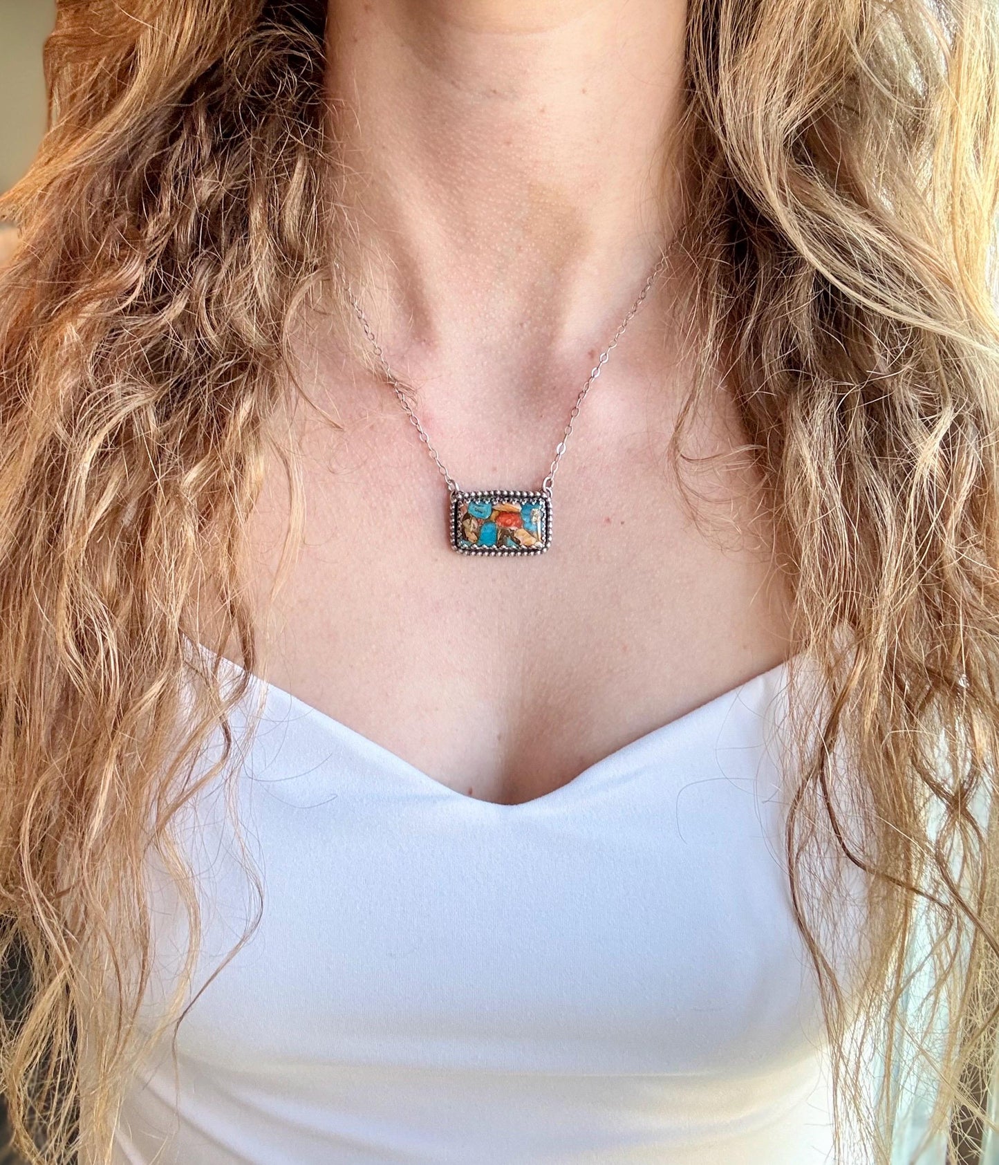 Kingman Composite Bar Necklace