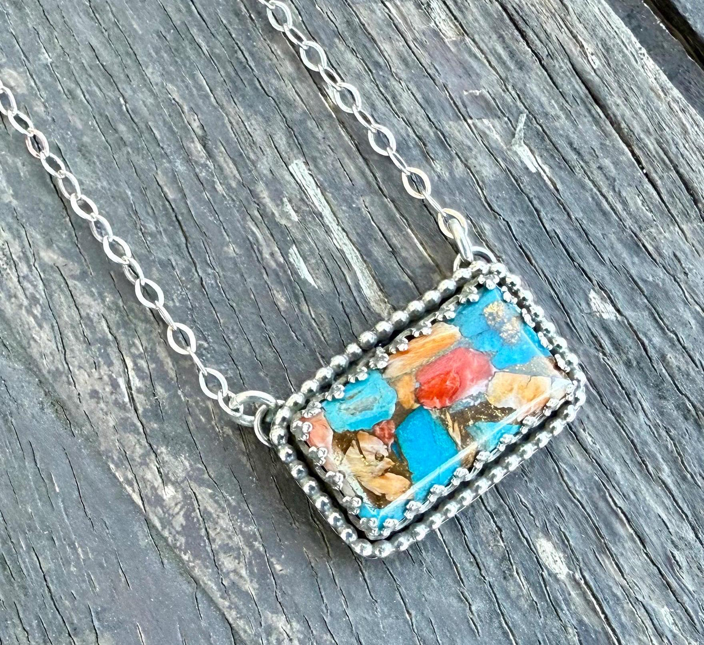 Kingman Composite Bar Necklace