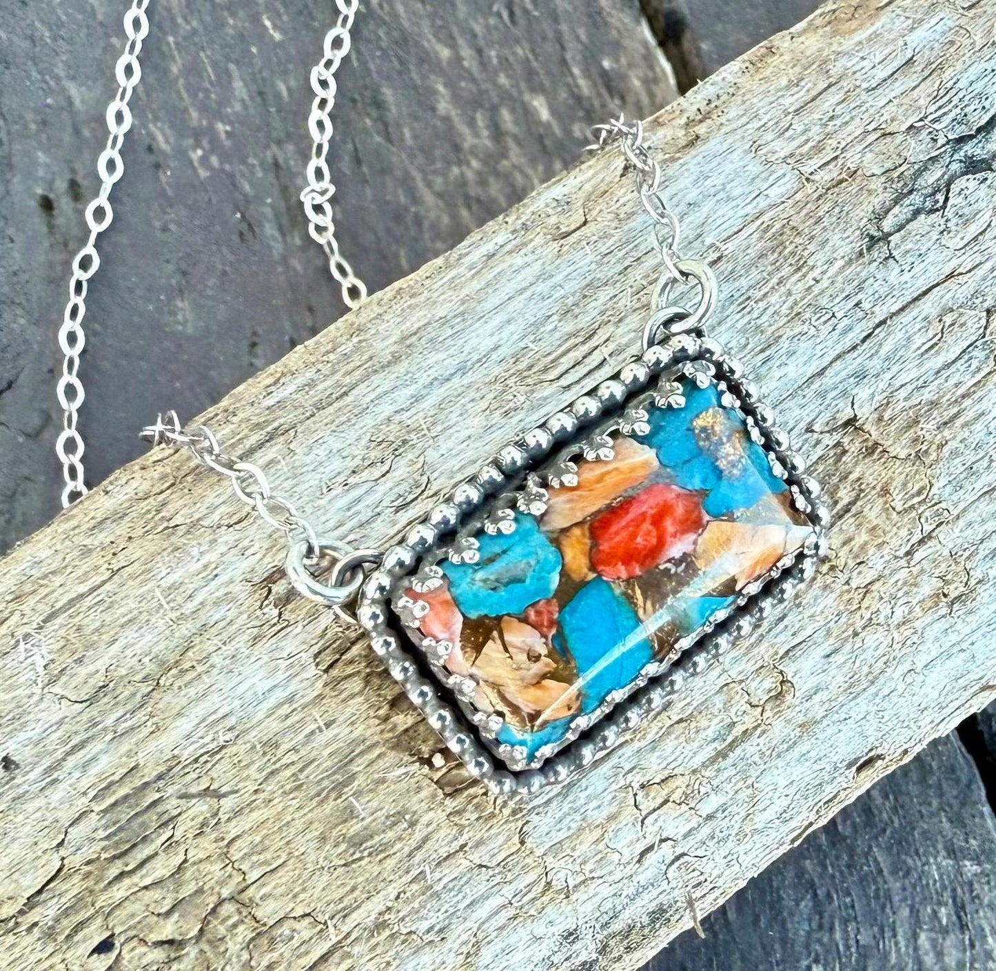 Kingman Composite Bar Necklace