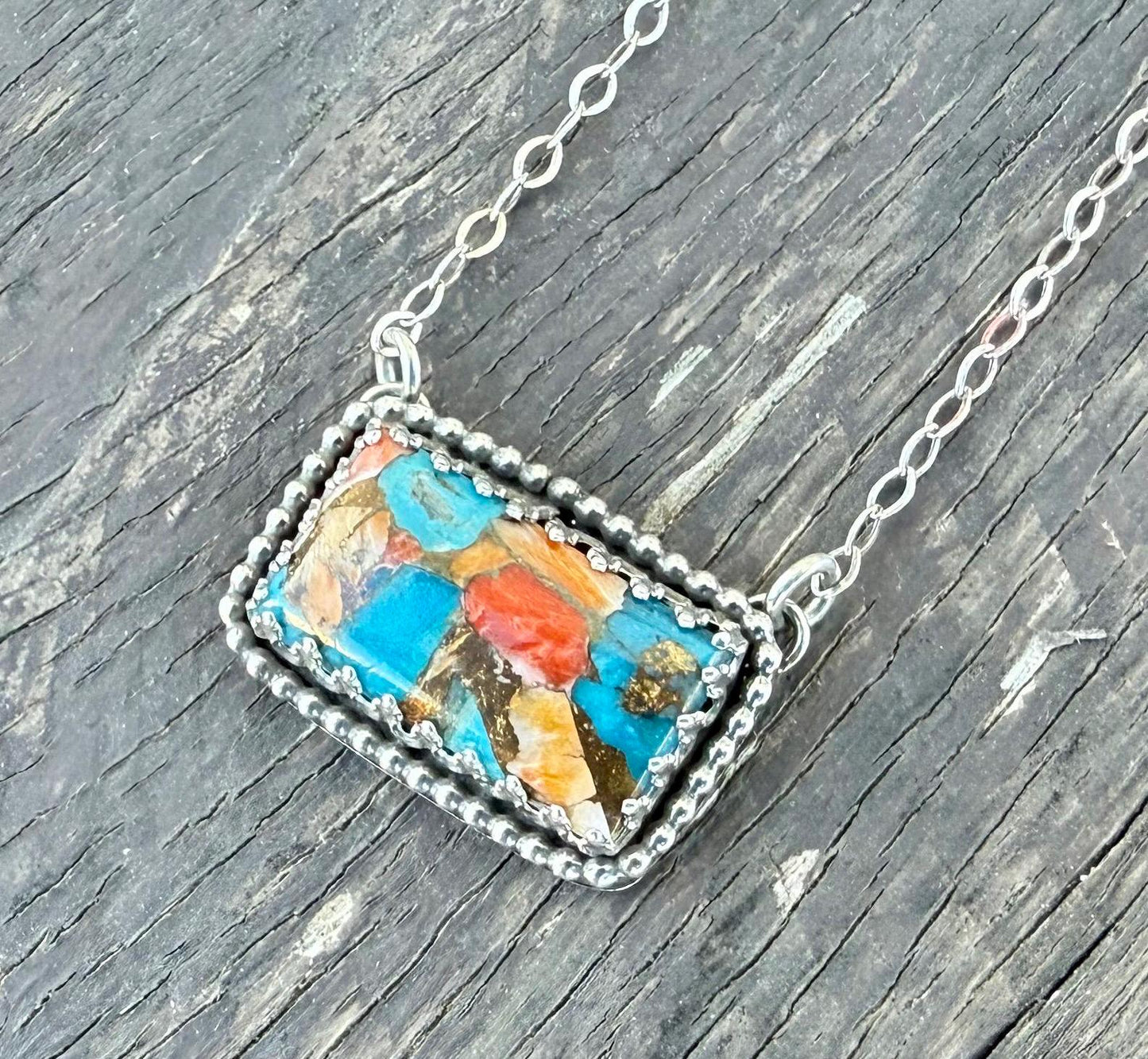 Kingman Composite Bar Necklace