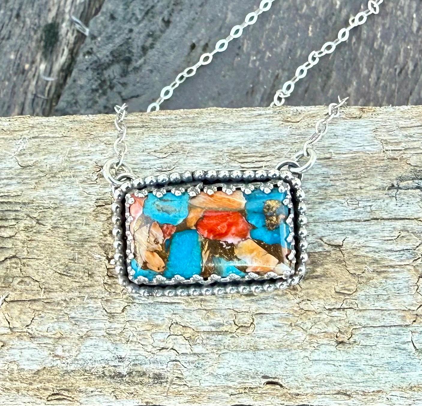 Kingman Composite Bar Necklace
