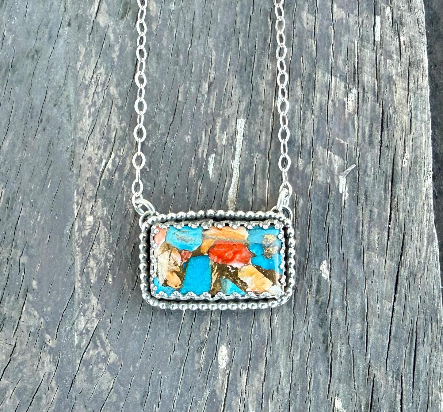 Kingman Composite Bar Necklace