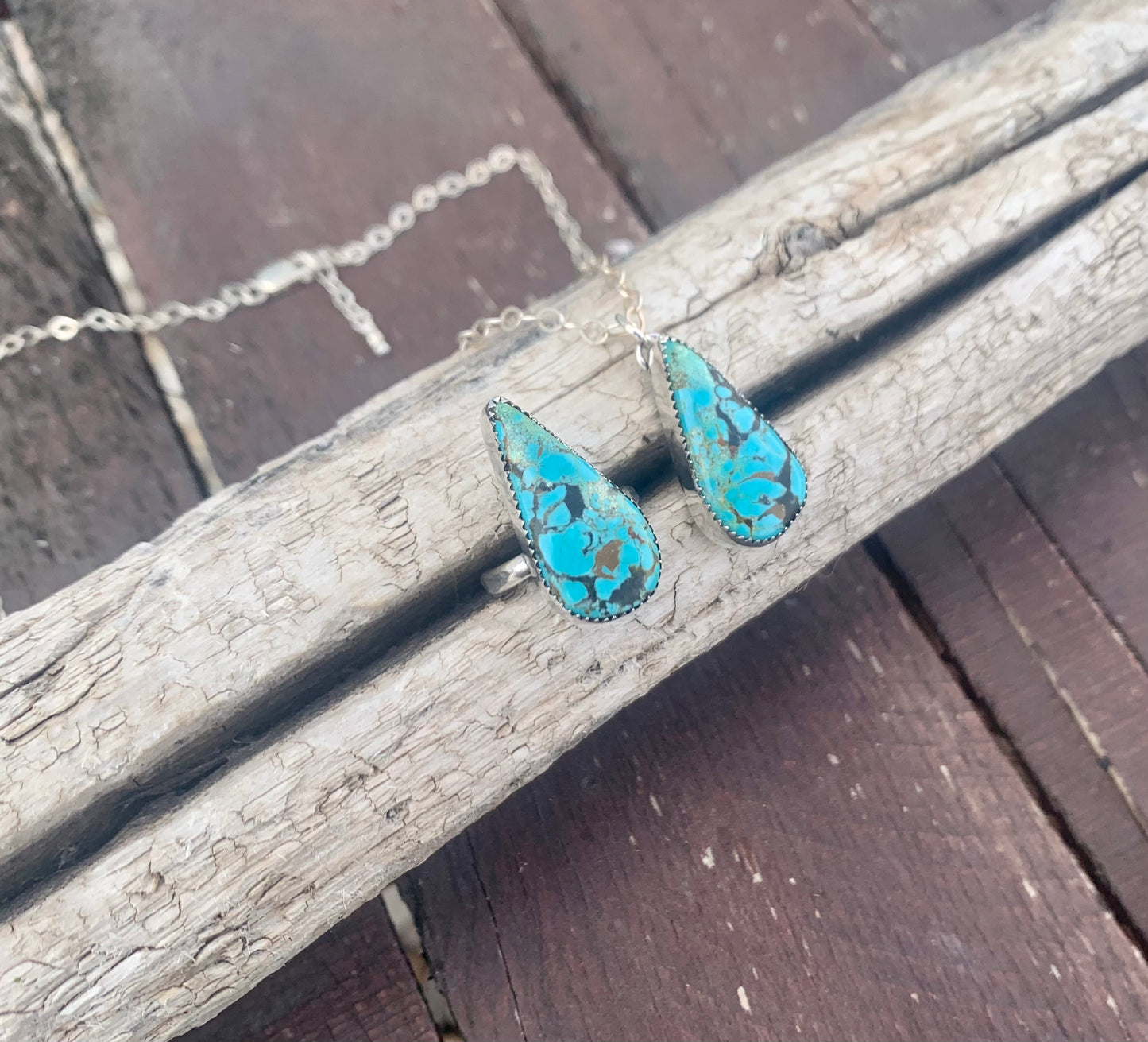 Number 8 Turquoise Ring