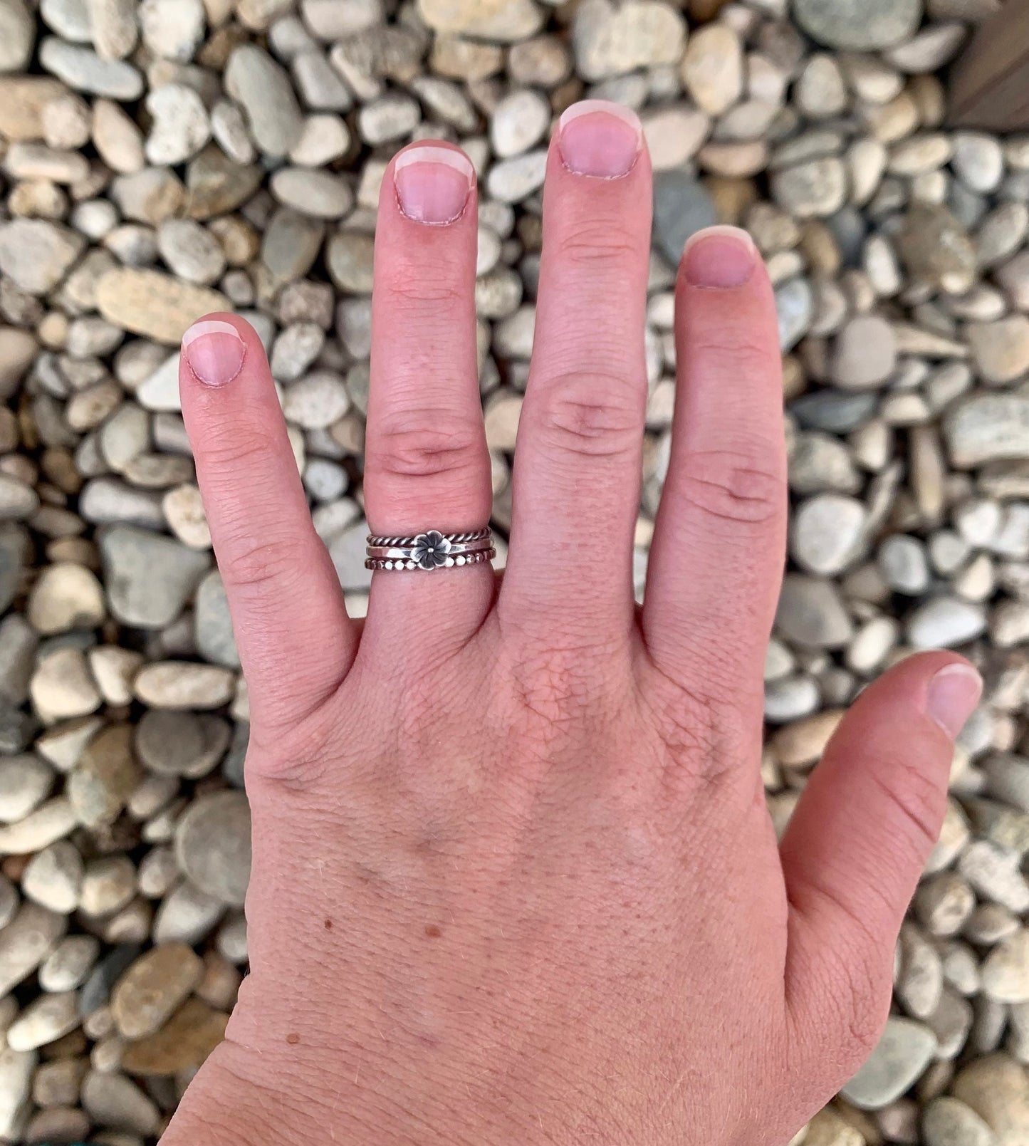 Beaded Wire Stacking Ring