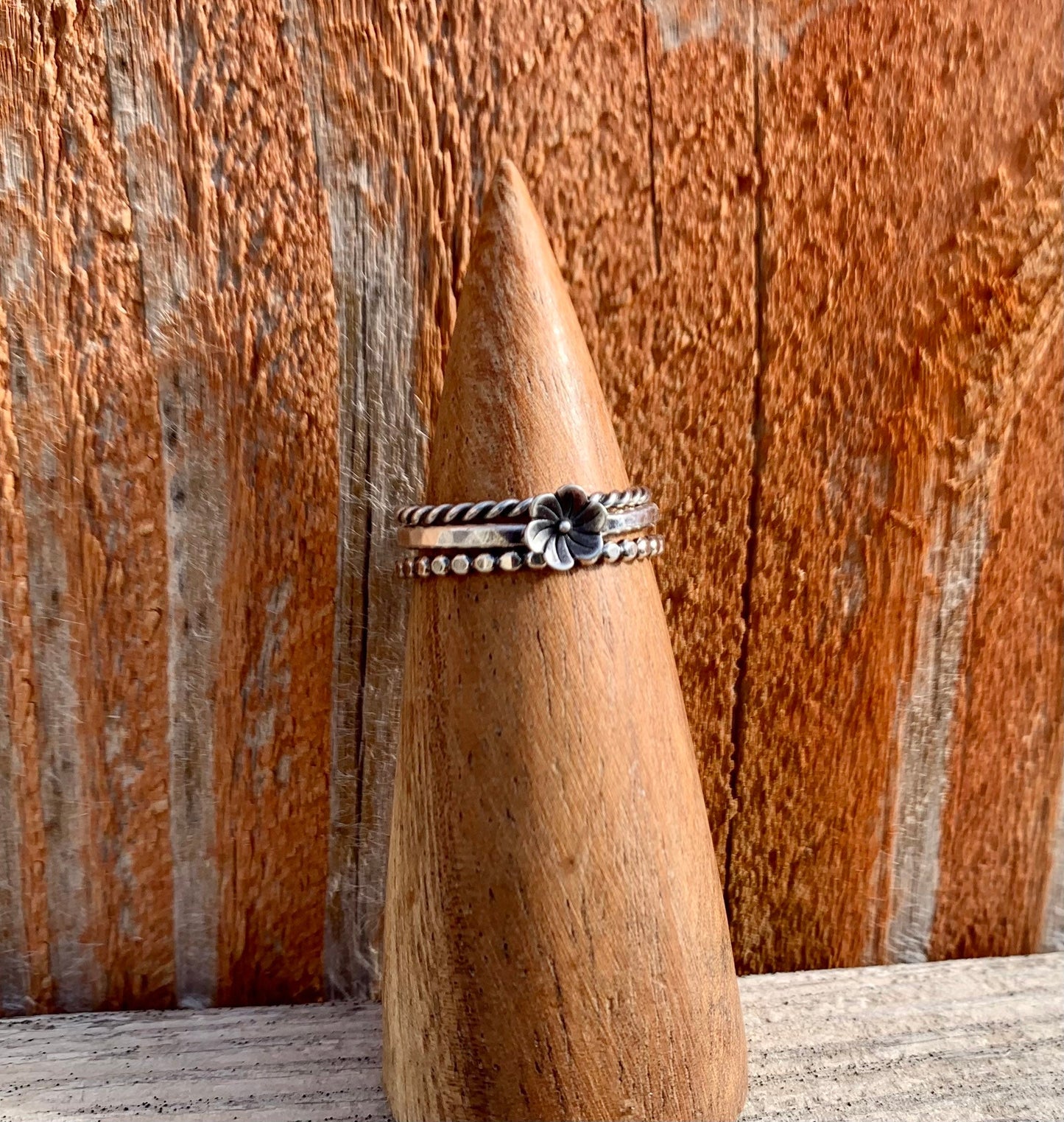 Beaded Wire Stacking Ring