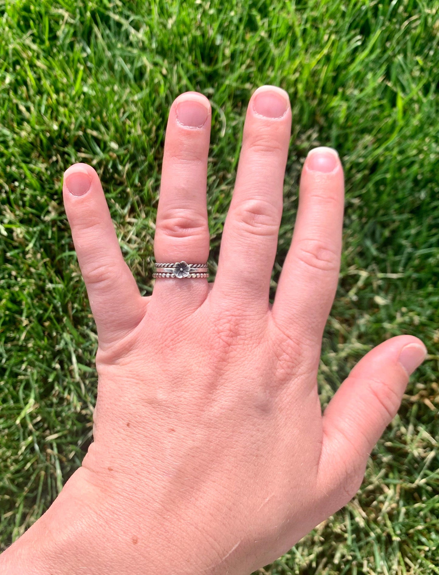 Beaded Wire Stacking Ring