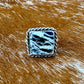 White Buffalo Square ring