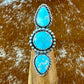 Blue Ridge Turquoise Triple Stone Ring