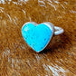 Kingman Turquoise Heart Ring