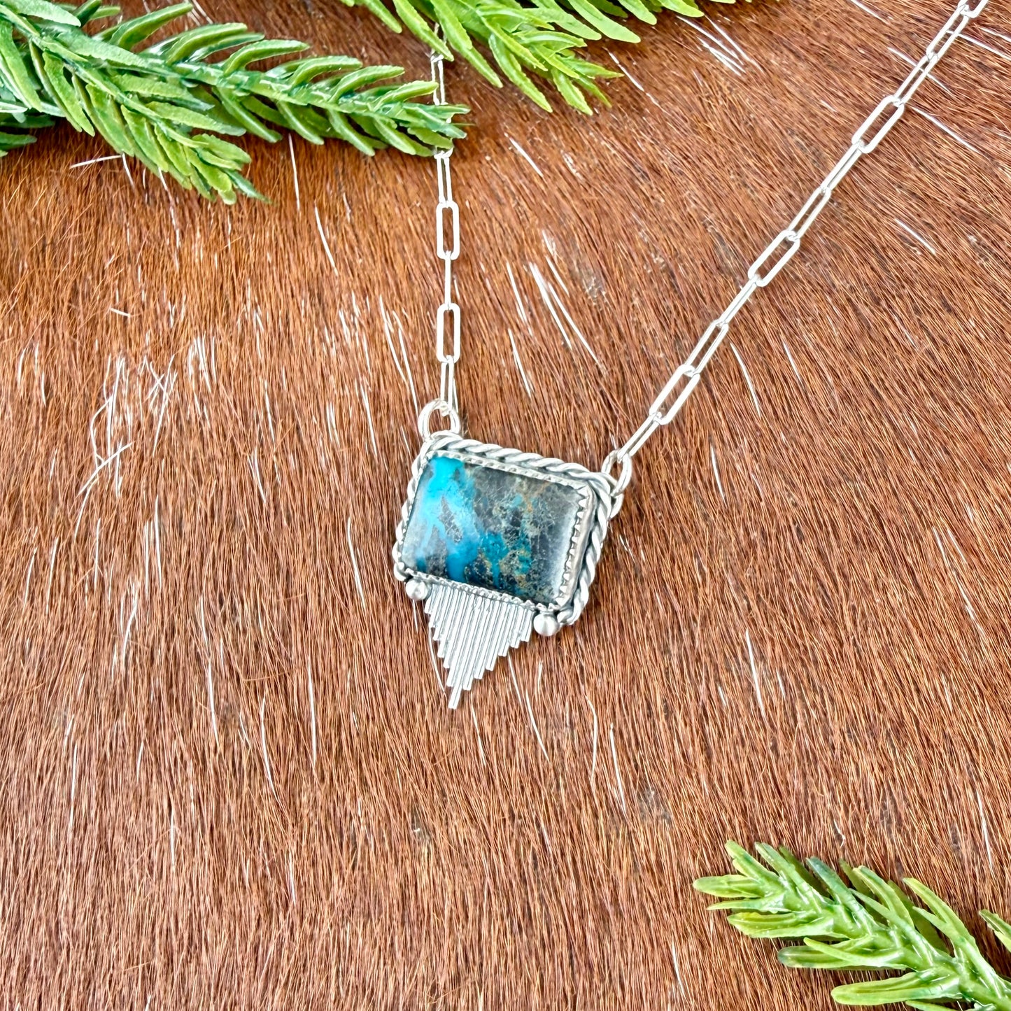 Sierra Nevada turquoise with Silver Flare