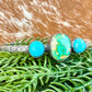 Sonoran Gold Turquoise and Kingman Turquoise cuff bracelet