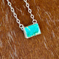 Royston Turquoise Bar Necklace