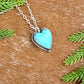 Sierra Nevada Turquoise heart necklace