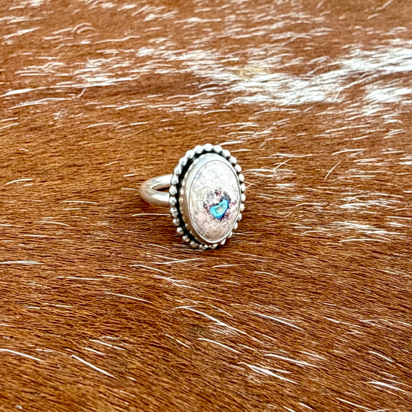 Mexican Fire Opal Ring