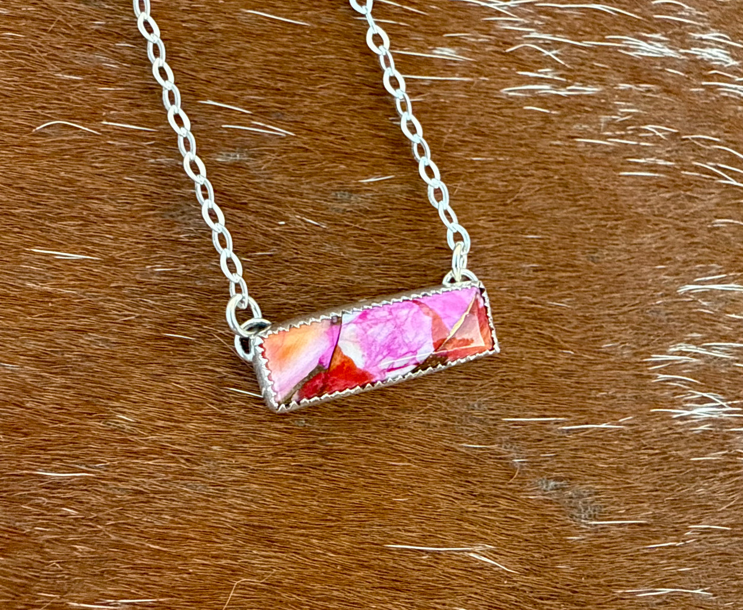 Starburst Kingman Composite Bar Necklace