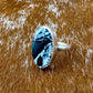 White Buffalo solitare ring