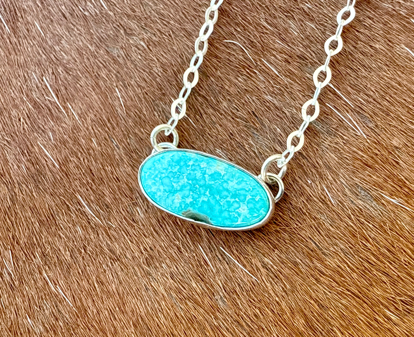 Whitewater Turquoise Bar Necklace