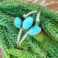 White Water Turquoise wrap cuff bracelet