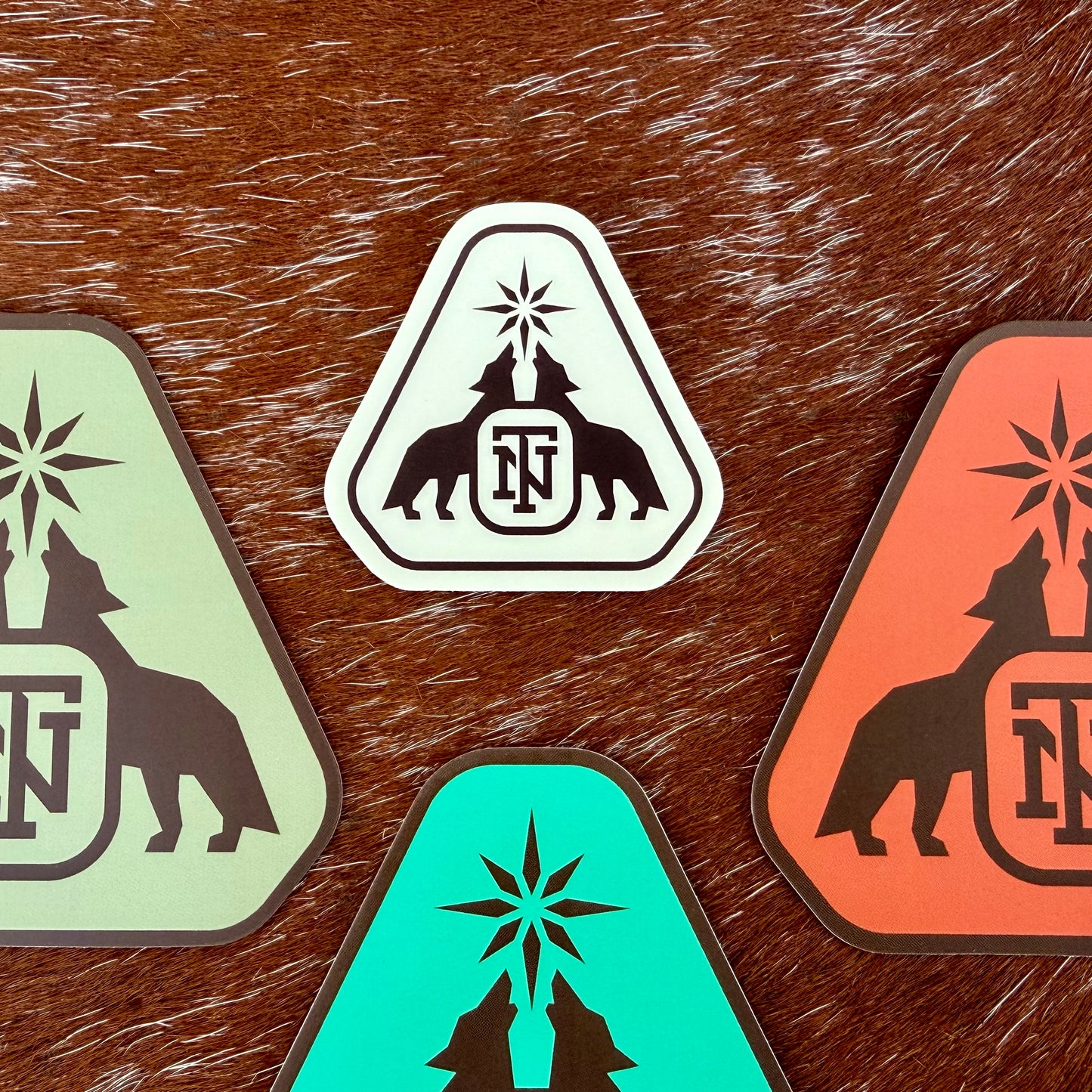 True North Silver & Stone Vinyl Sticker