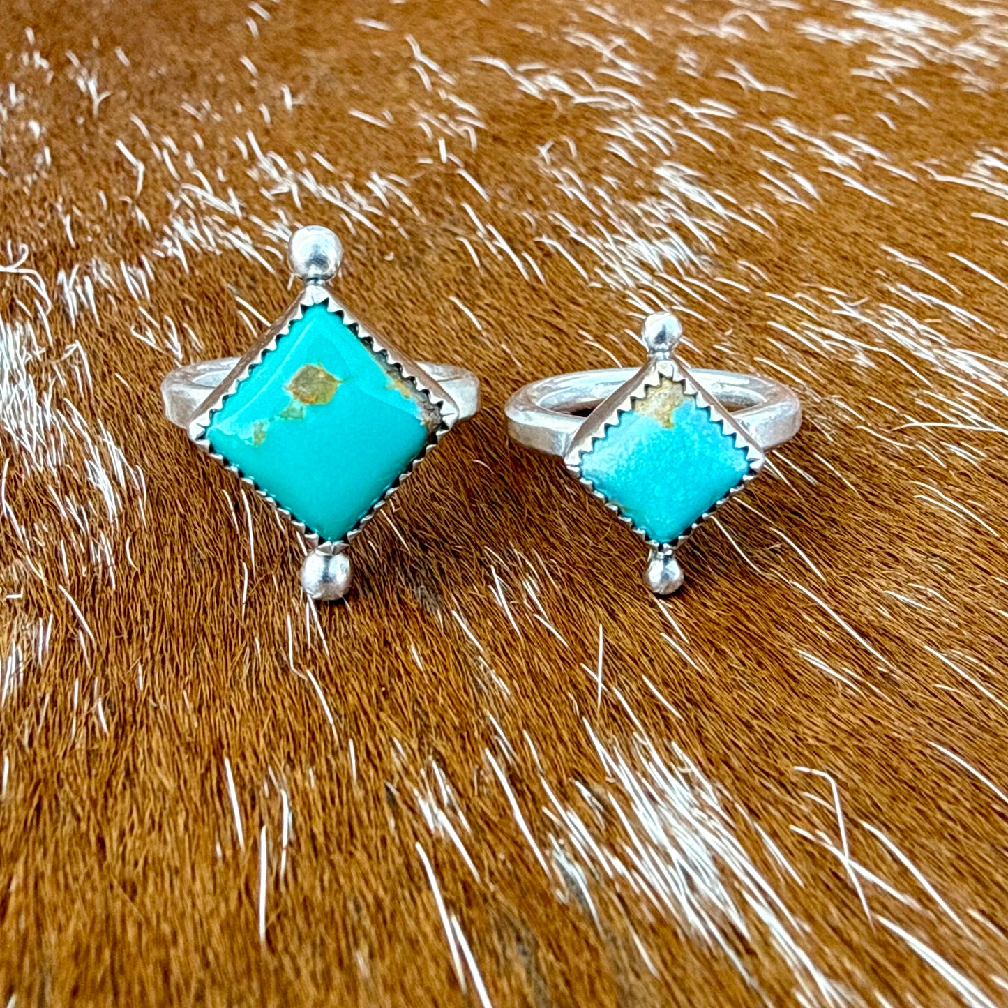 Mini Cassie Style Ring - Kingman Turquoise