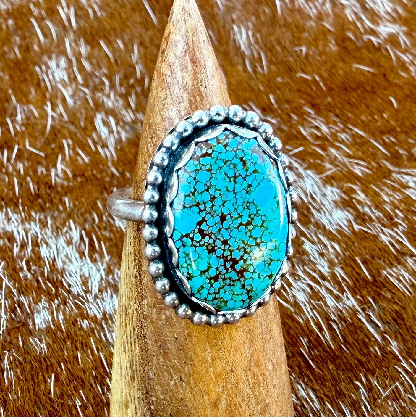 Number 8 Turquoise Ring