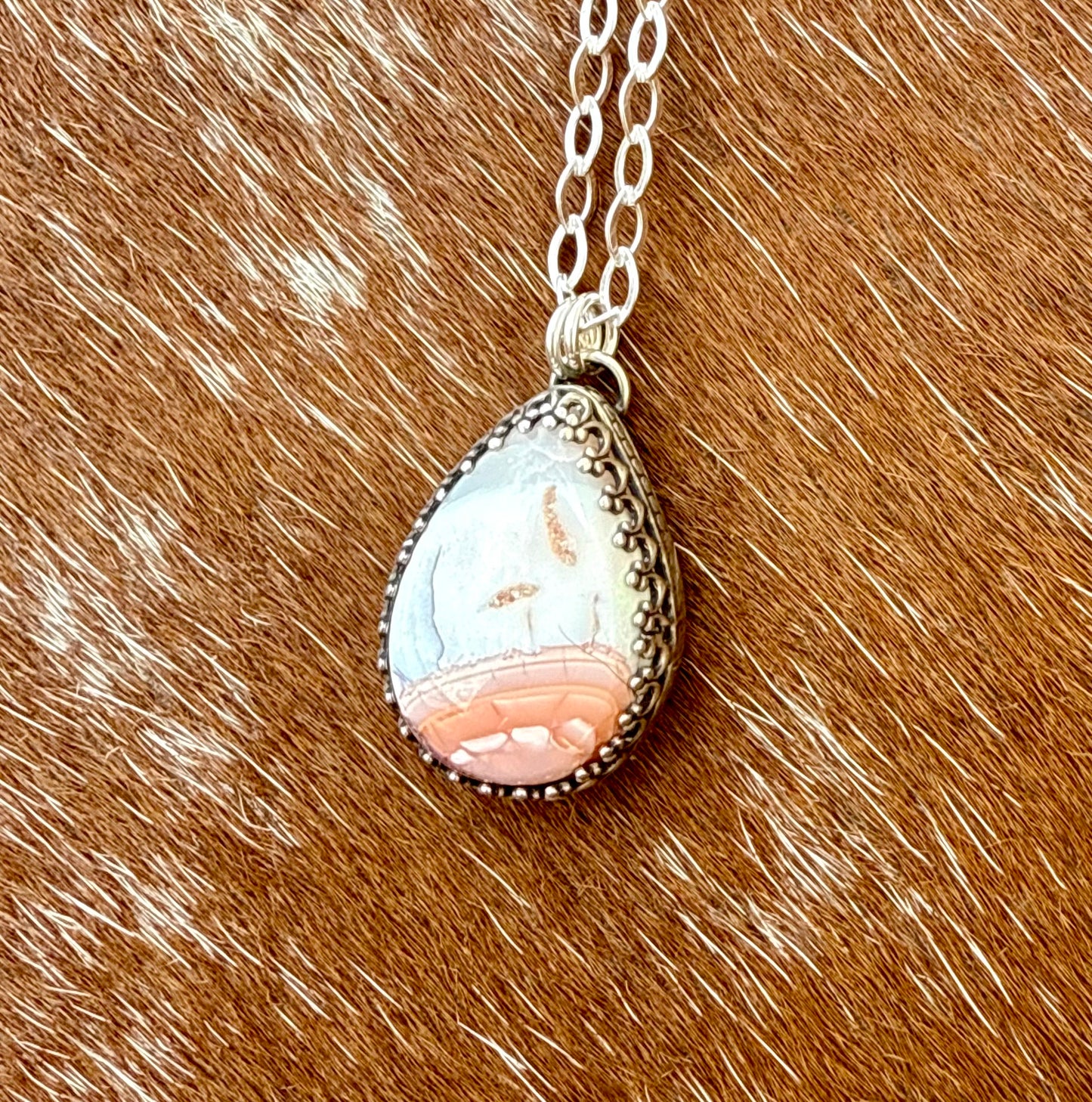 Mexican Fire Opal Necklace