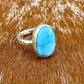 Golden Hills turquoise oval ring