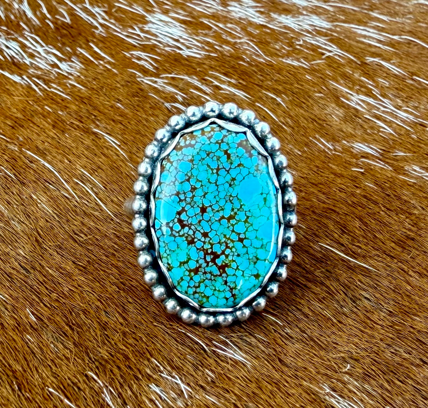 Number 8 Turquoise Ring