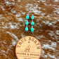 Sonoran Gold Turquoise Dangle Stud Earrings