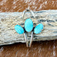 White Water Turquoise wrap cuff bracelet