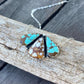 Number 8 Turquoise & Wild Horse Necklace