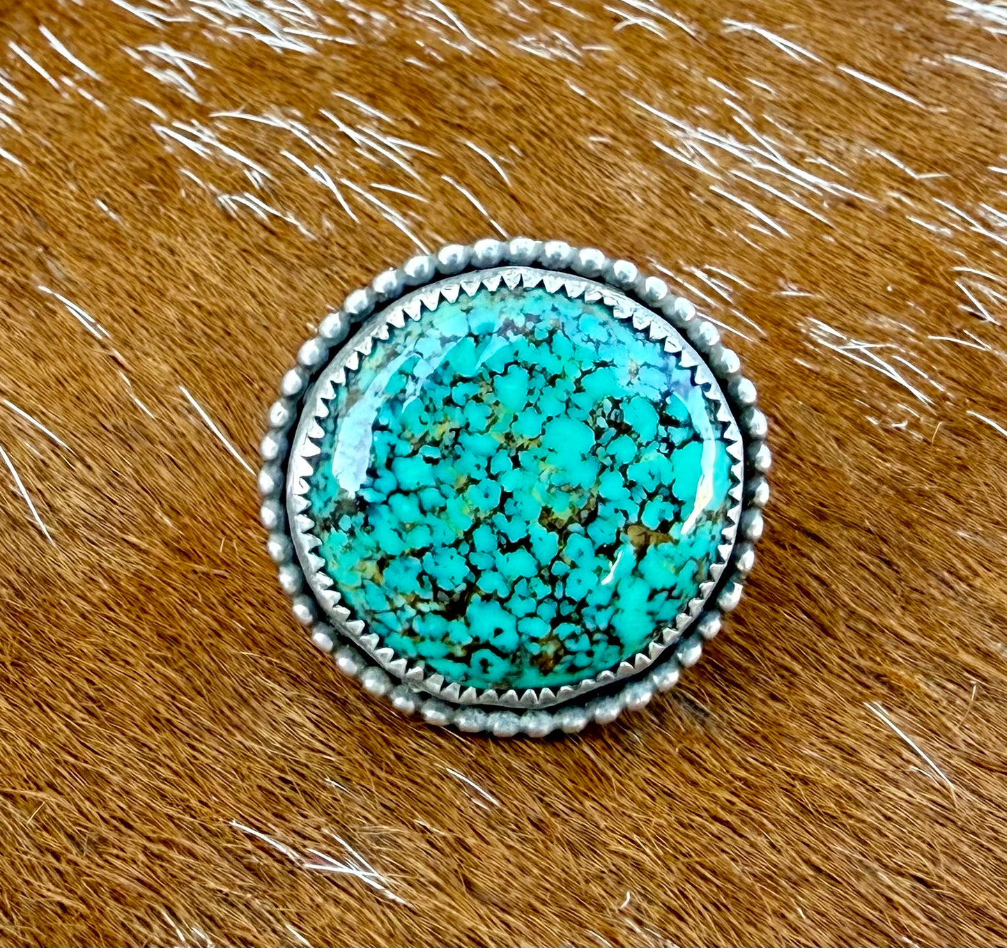 Bold Kingman Turquoise Ring